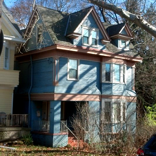 Blue House in Squirrel Hill