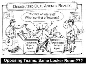 Dual Agency Cartoon